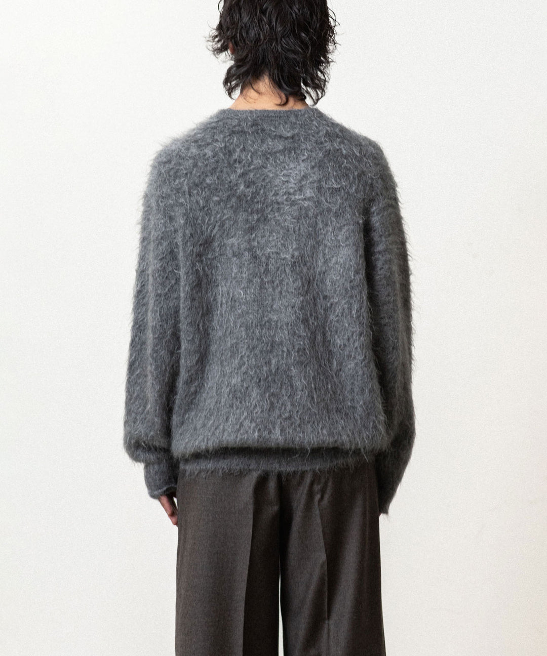 ssstein(シュタイン)の KID MOHAIR KNIT CREW NECK LS - GREYの公式通販サイトsession福岡セレクトショップ