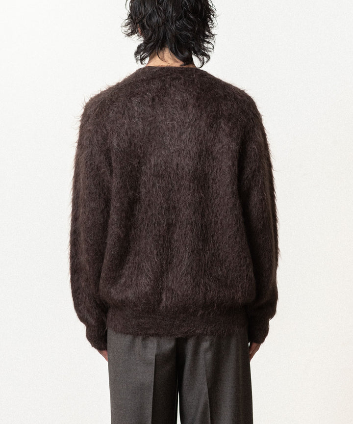 ssstein(シュタイン)の KID MOHAIR KNIT V NECK CARDIGAN - DARK BROWNの公式通販サイトsession福岡セレクトショップ