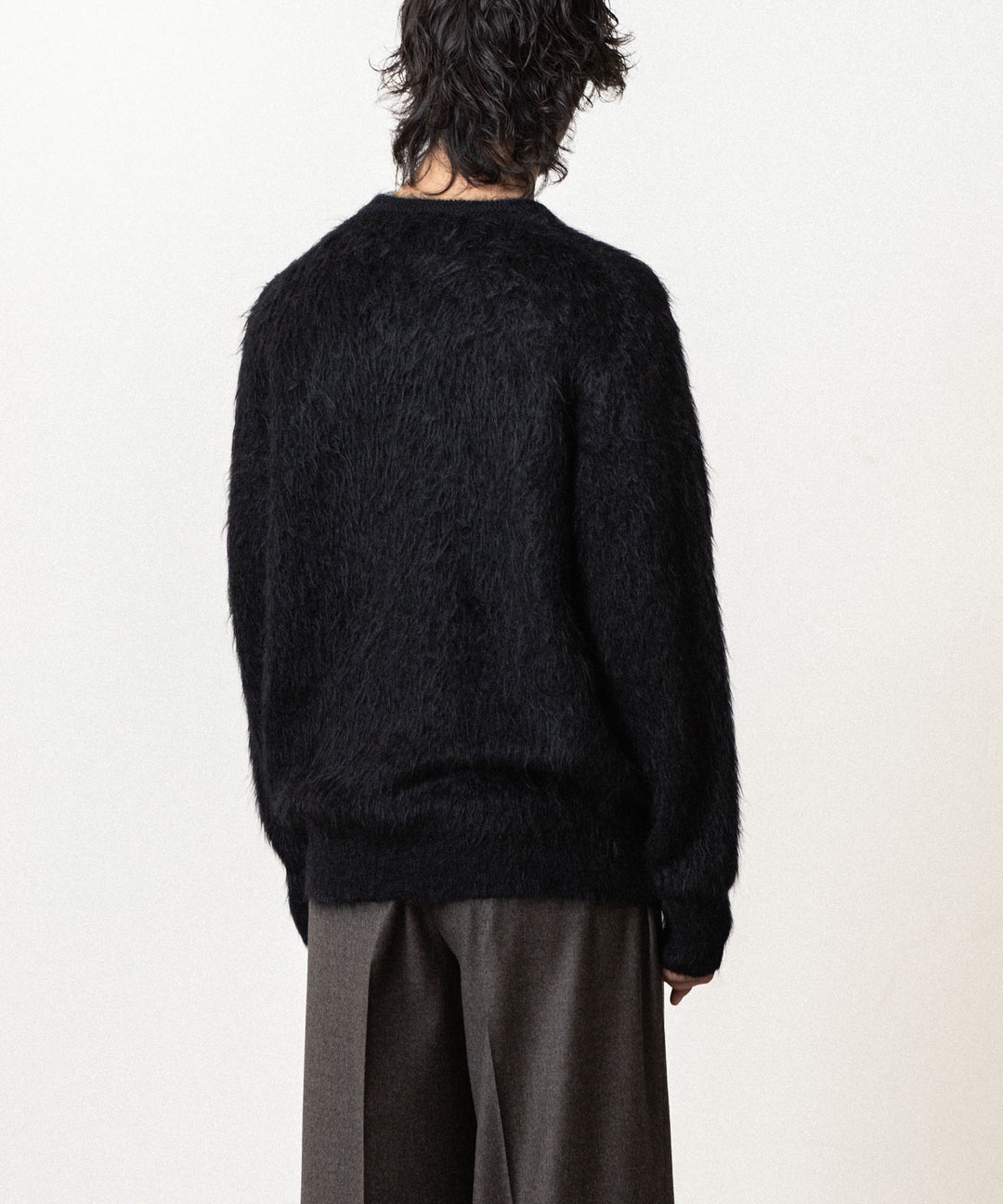 ssstein(シュタイン)の KID MOHAIR KNIT CREW NECK LS - BLACKの公式通販サイトsession福岡セレクトショップ