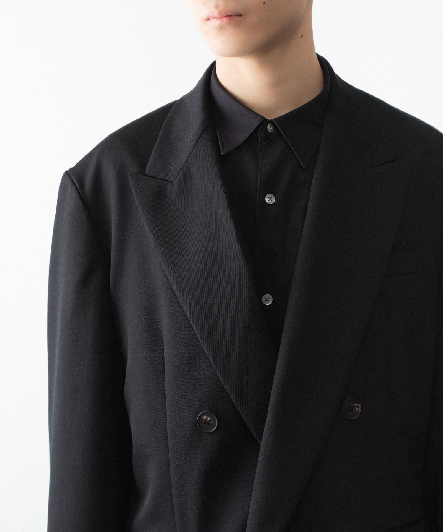 ssstein / シュタイン】DOUBLE BREASTED BLAZER - BLACK | 公式通販