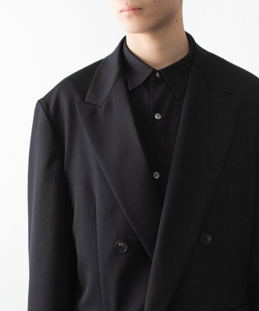 ssstein(シュタイン)のDOUBLE BREASTED BLAZER - BLACKの公式通販サイトsession福岡セレクトショップ