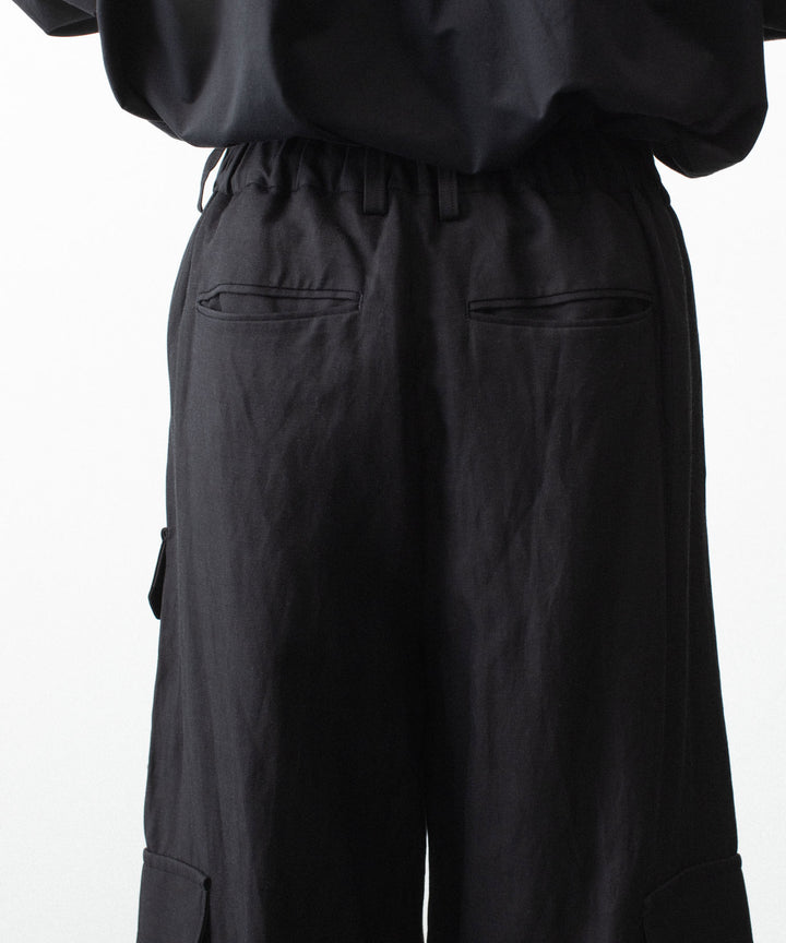 ssstein(シュタイン)のVIS/LI/RA TWILL CARGO TROUSERS - BLACKの公式通販サイトsession福岡セレクトショップ