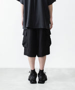 画像をギャラリービューアに読み込む, ssstein(シュタイン)のVIS/LI BRIGHT TWILL CARGO SHORT TROUSERS - BLACKの公式通販サイトsession福岡セレクトショップ
