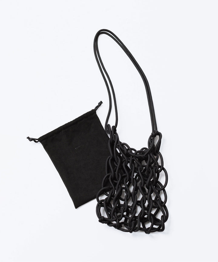 ssstein(シュタイン)のPARA CORD HAND KNIT BAG - BLACKの公式通販サイトsession福岡セレクトショップ