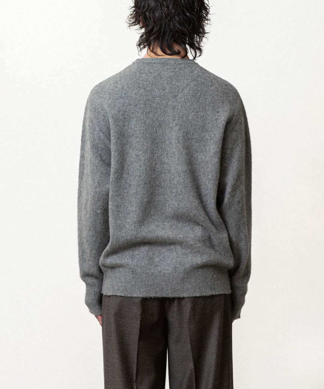 ssstein(シュタイン)のFINE WOOL ARGYLE KNIT CREW NECK LS - LIGHT GREY MULTIの公式通販サイトsession福岡セレクトショップ