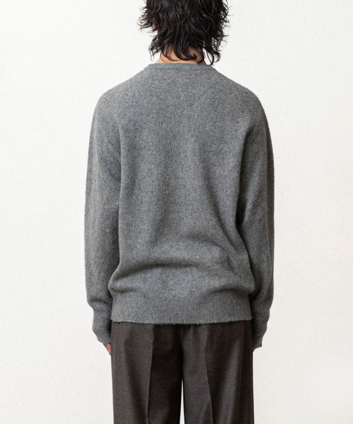 ssstein(シュタイン)のFINE WOOL ARGYLE KNIT CREW NECK LS - LIGHT GREY MULTIの公式通販サイトsession福岡セレクトショップ
