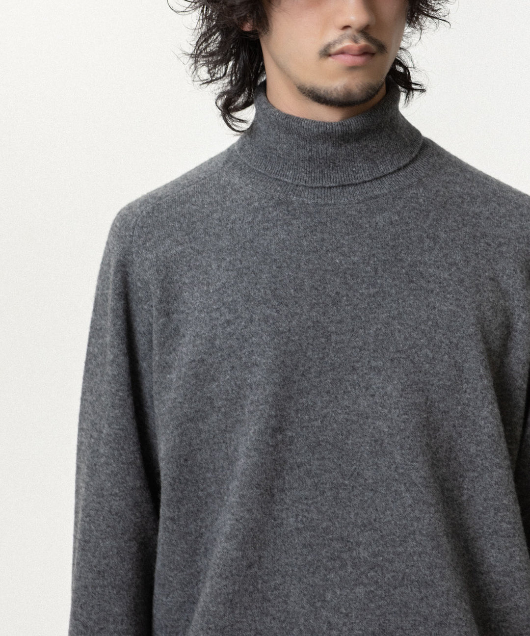 ssstein(シュタイン)のEXTRA FINE WOOL KNIT TURTLE NECK LS - GREYの公式通販サイトsession福岡セレクトショップ