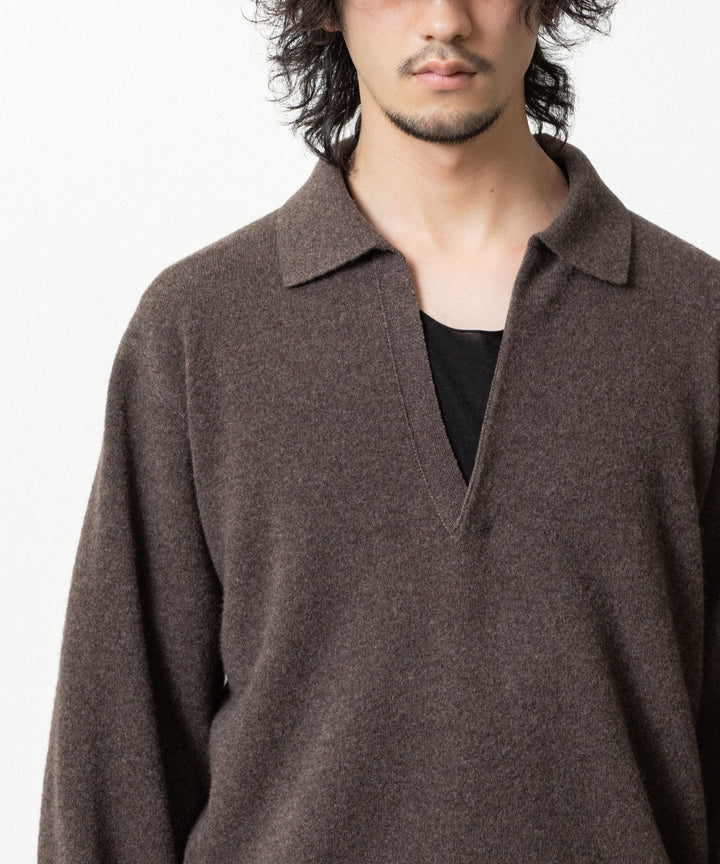 ssstein(シュタイン)のEXTRA FINE WOOL KNIT SKIPPER - MOCHAの公式通販サイトsession福岡セレクトショップ