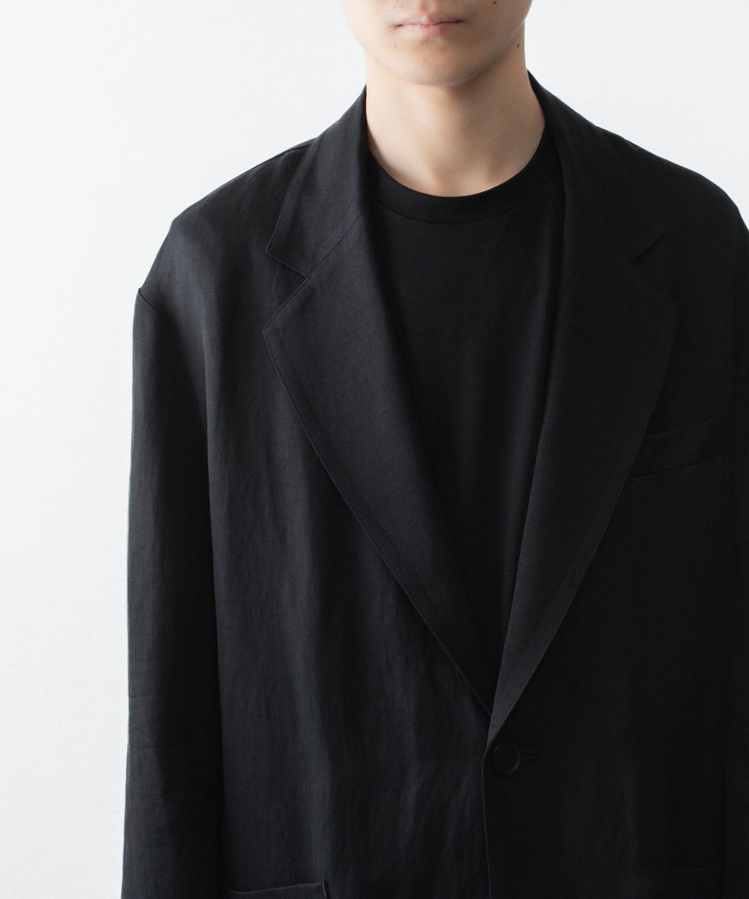 ssstein(シュタイン)のVIS/LI BRIGHT TWILL SINGLE BREASTED JACKET - BLACKの公式通販サイトsession福岡セレクトショップ