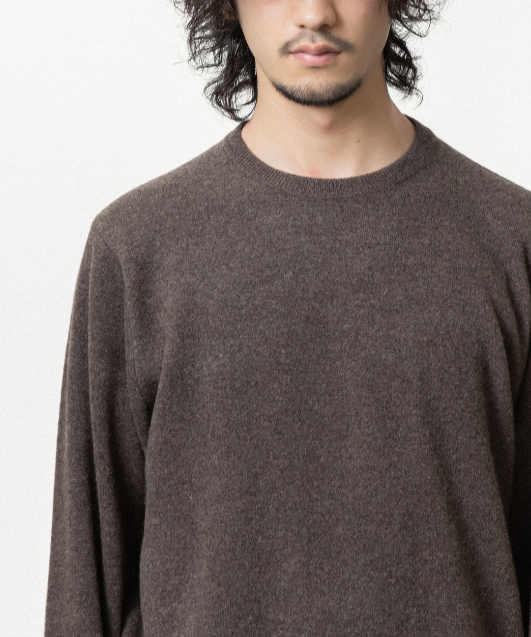 ssstein(シュタイン)のEXTRA FINE WOOL KNIT CREW NECK LS - MOCHAの公式通販サイトsession福岡セレクトショップ