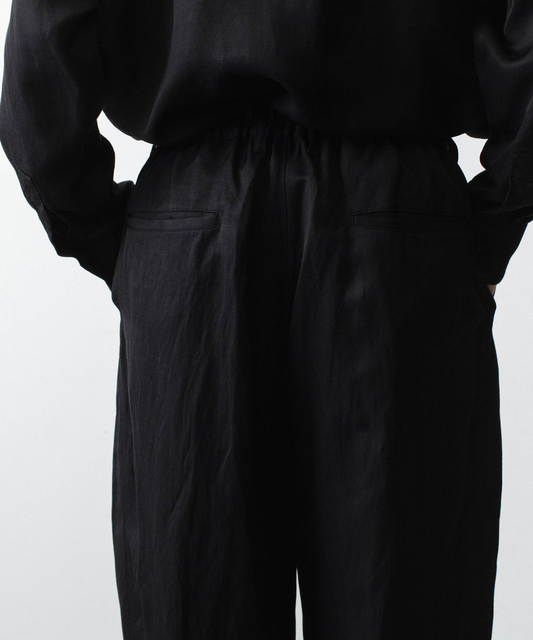 ssstein(シュタイン)のVIS/LI BRIGHT TWILL WIDE EASY TROUSERS - BLACKの公式通販サイトsession福岡セレクトショップ