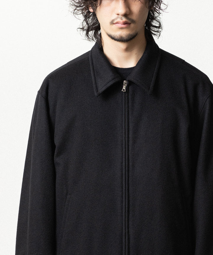 ssstein(シュタイン)のWOOL CASHMERE ZIP SHORT JACKET - BLACKの公式通販サイトsession福岡セレクトショップ