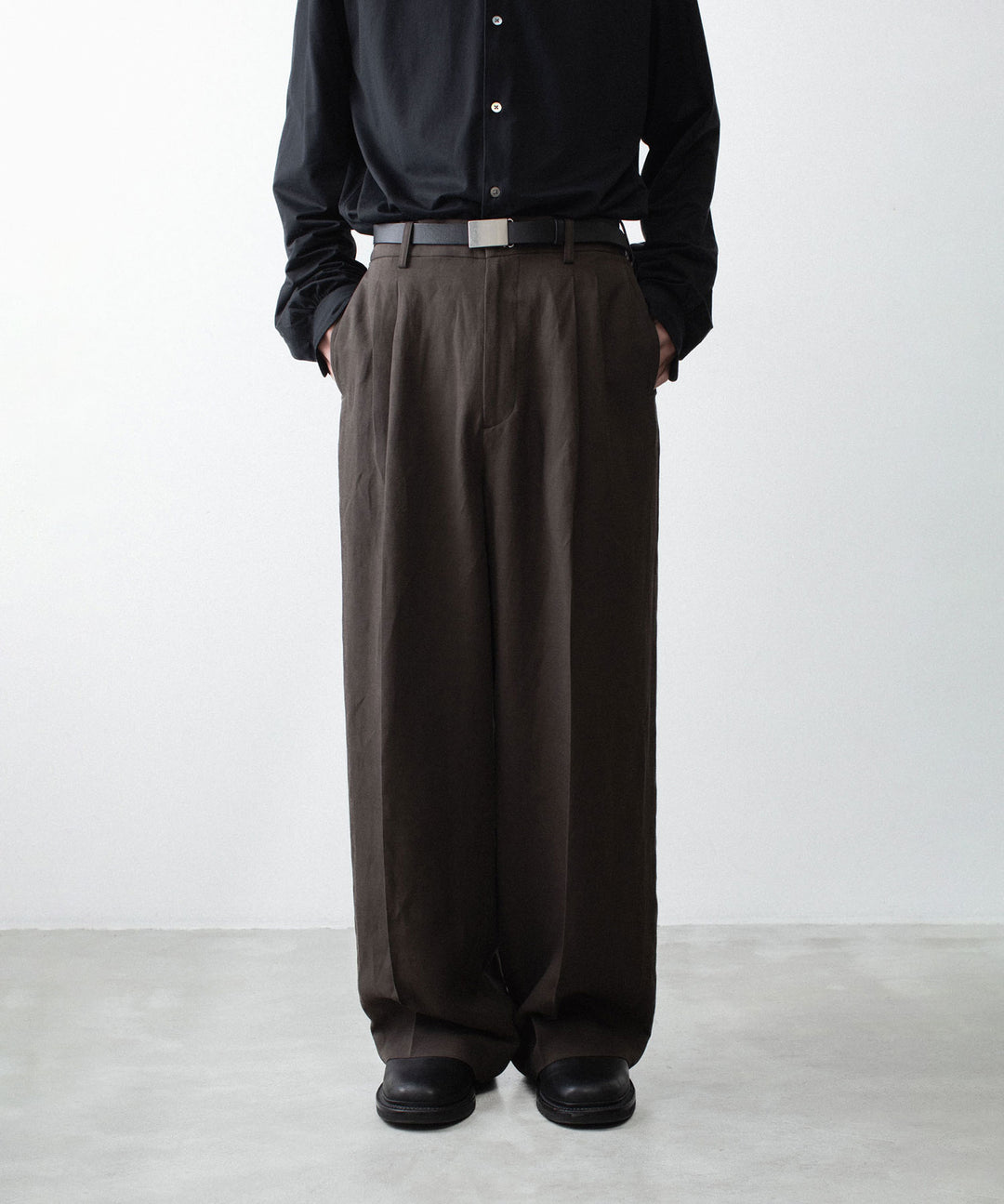 ssstein(シュタイン)のVIS/LI/RA TWILL EASY LONG WIDE TROUSERS - KHAKI BROWNの公式通販サイトsession福岡セレクトショップ