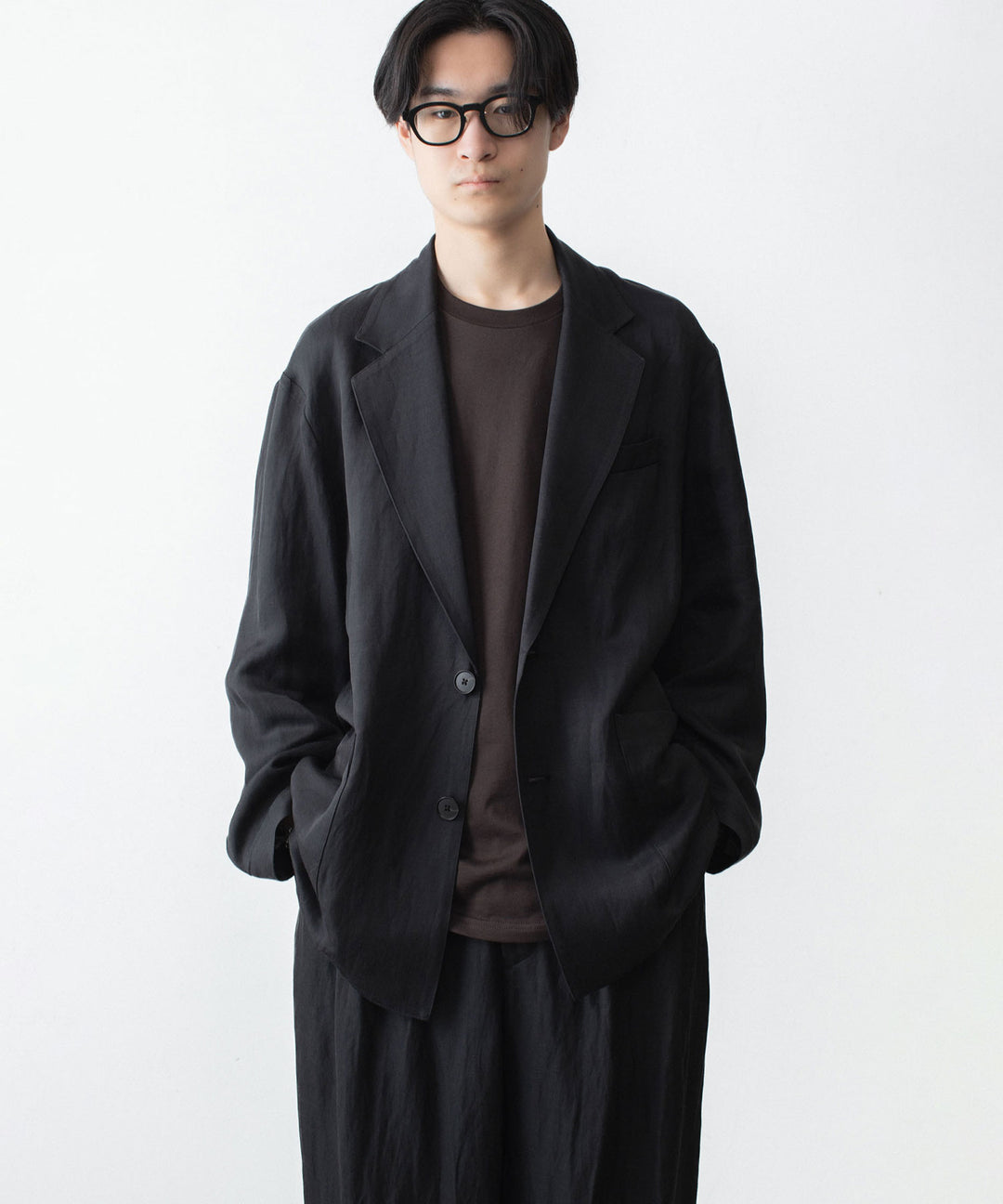 ssstein(シュタイン)のVIS/LI BRIGHT TWILL SINGLE BREASTED JACKET - DARK CHARCOALの公式通販サイトsession福岡セレクトショップ