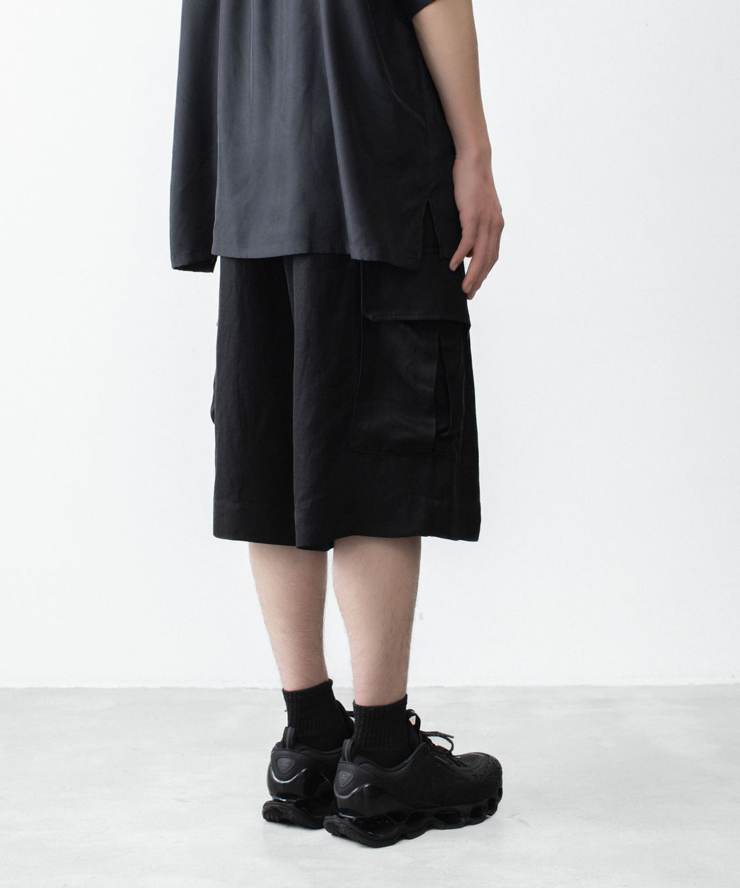 ssstein(シュタイン)のVIS/LI BRIGHT TWILL CARGO SHORT TROUSERS - BLACKの公式通販サイトsession福岡セレクトショップ