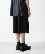 画像をギャラリービューアに読み込む, ssstein(シュタイン)のVIS/LI BRIGHT TWILL CARGO SHORT TROUSERS - BLACKの公式通販サイトsession福岡セレクトショップ
