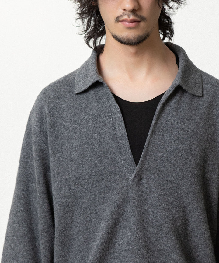 ssstein(シュタイン)のEXTRA FINE WOOL KNIT SKIPPER - GREY公式通販サイトsession福岡セレクトショップ