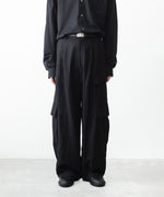 画像をギャラリービューアに読み込む, ssstein(シュタイン)のVIS/LI/RA TWILL CARGO TROUSERS - BLACKの公式通販サイトsession福岡セレクトショップ
