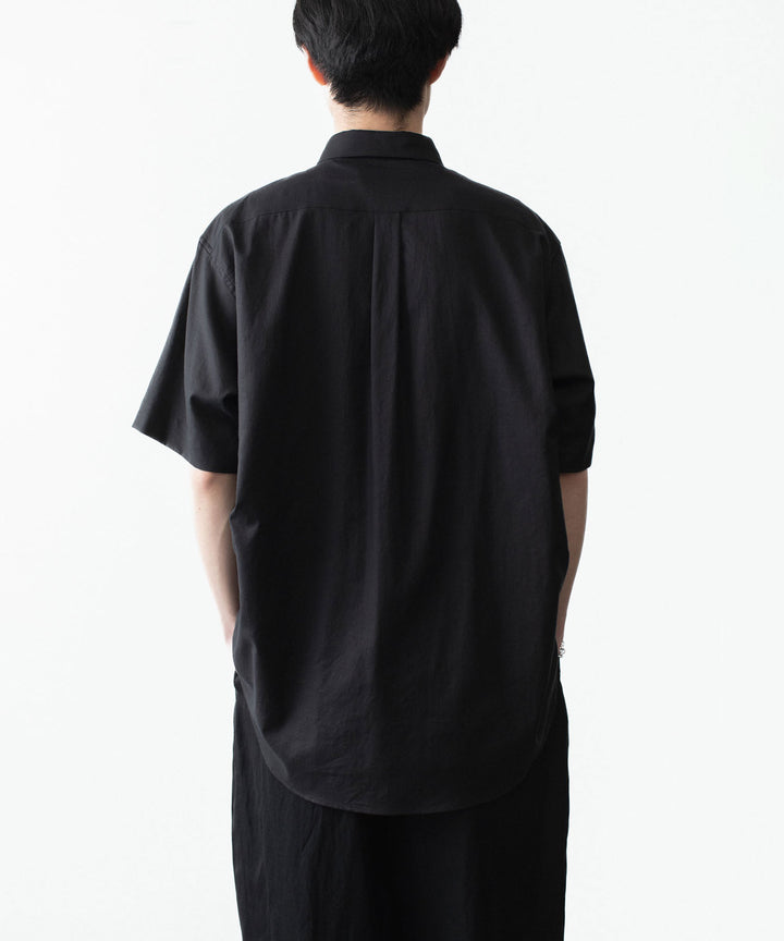 ssstein(シュタイン)のCOTTON SILK OVERSIZED SS SHIRT - BLACKの公式通販サイトsession福岡セレクトショップ