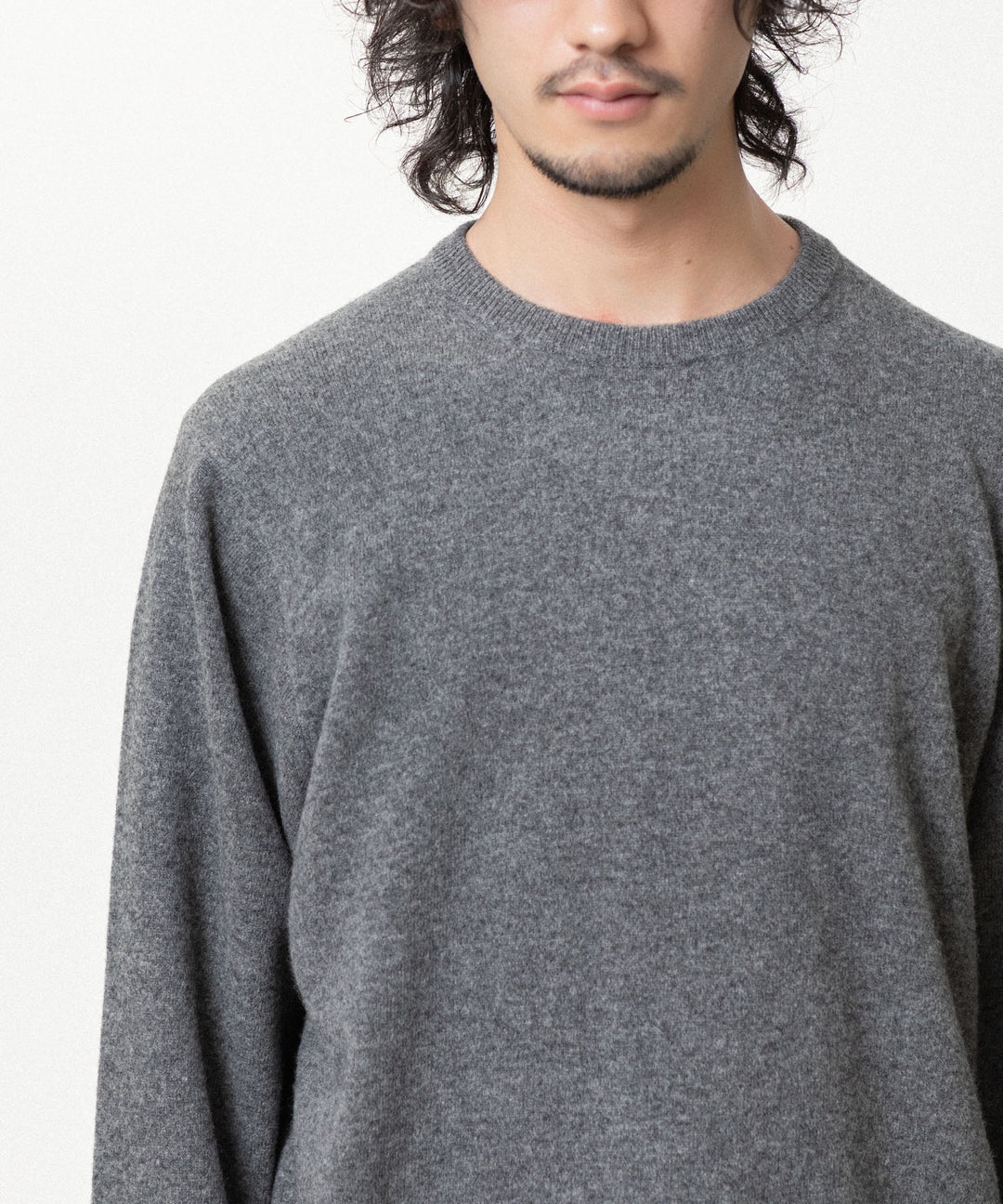 ssstein(シュタイン)のEXTRA FINE WOOL KNIT CREW NECK LS - GREYの公式通販サイトsession福岡セレクトショップ