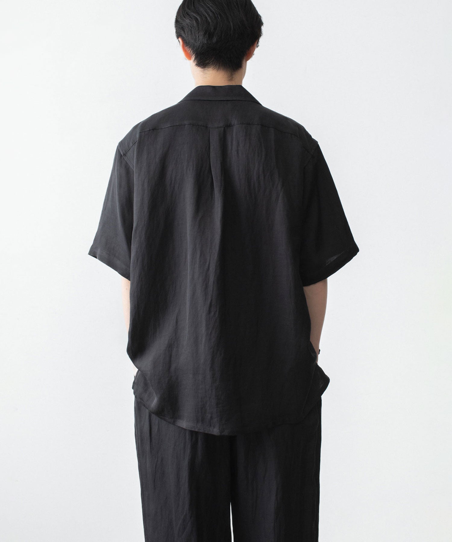 ssstein / シュタイン】VIS/LI BRIGHT TWILL OVERSIZED OPEN COLLAR SS