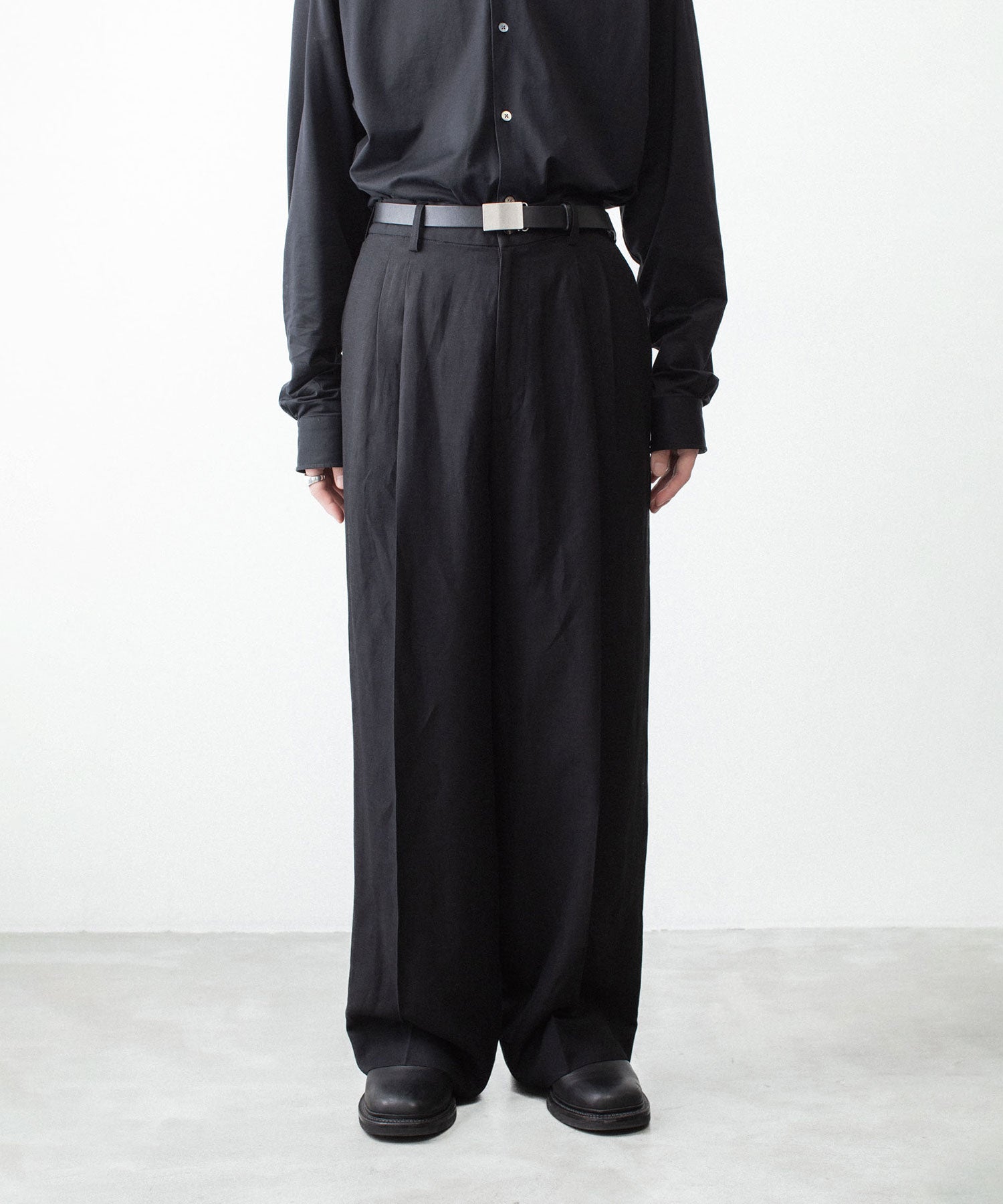 ssstein / シュタイン】VIS/LI/RA TWILL EASY LONG WIDE TROUSERS