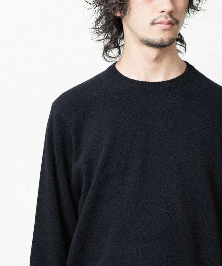 ssstein(シュタイン)のEXTRA FINE WOOL KNIT CREW NECK LS - BLACKの公式通販サイトsession福岡セレクトショップ