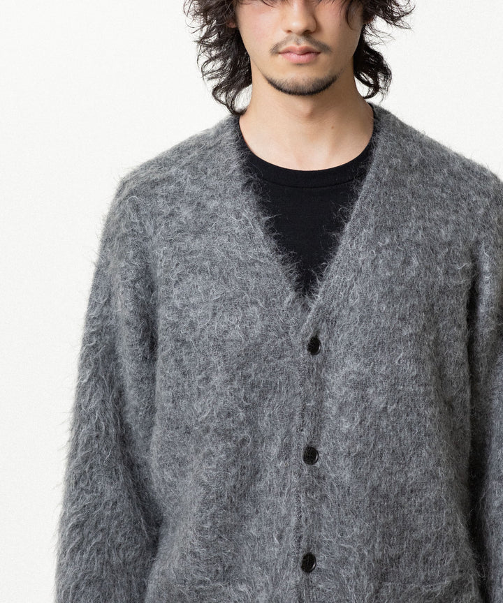 ssstein(シュタイン)の KID MOHAIR KNIT V NECK CARDIGAN - GREYの公式通販サイトsession福岡セレクトショップ