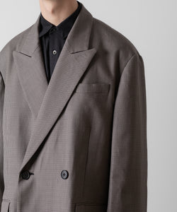 ssstein(シュタイン)のDOUBLE WEAVE HOUNDSTOOTH PEAK LAPEL SHORT COAT - HOUNDSTOOTHの公式通販サイトsession福岡セレクトショップ