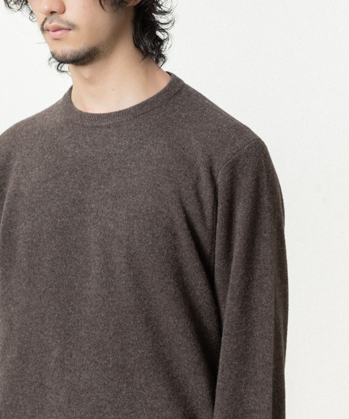 ssstein(シュタイン)のEXTRA FINE WOOL KNIT CREW NECK LS - MOCHAの公式通販サイトsession福岡セレクトショップ