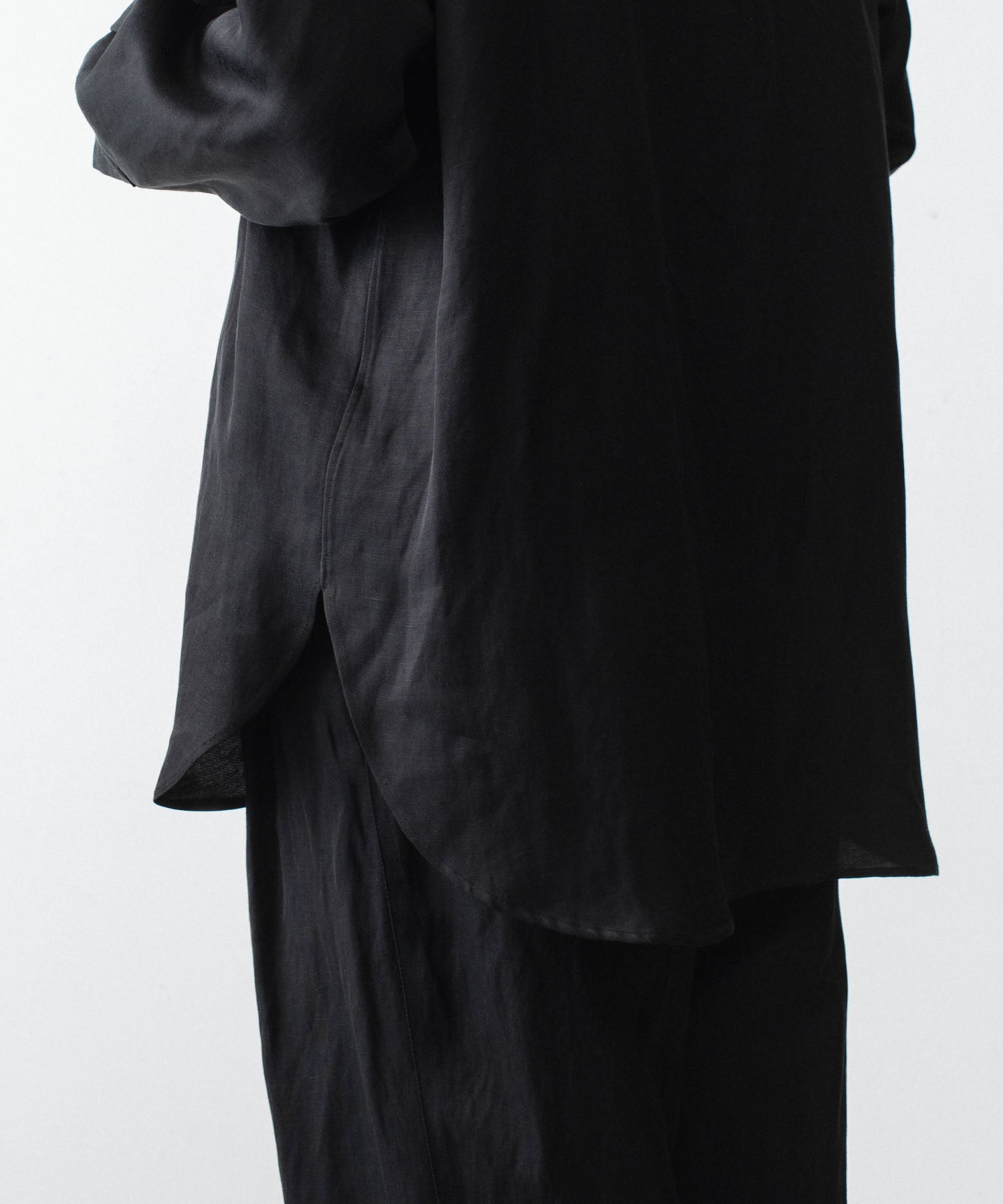 ssstein / シュタイン】VIS/LI BRIGHT TWILL OVERSIZED LS SHIRT