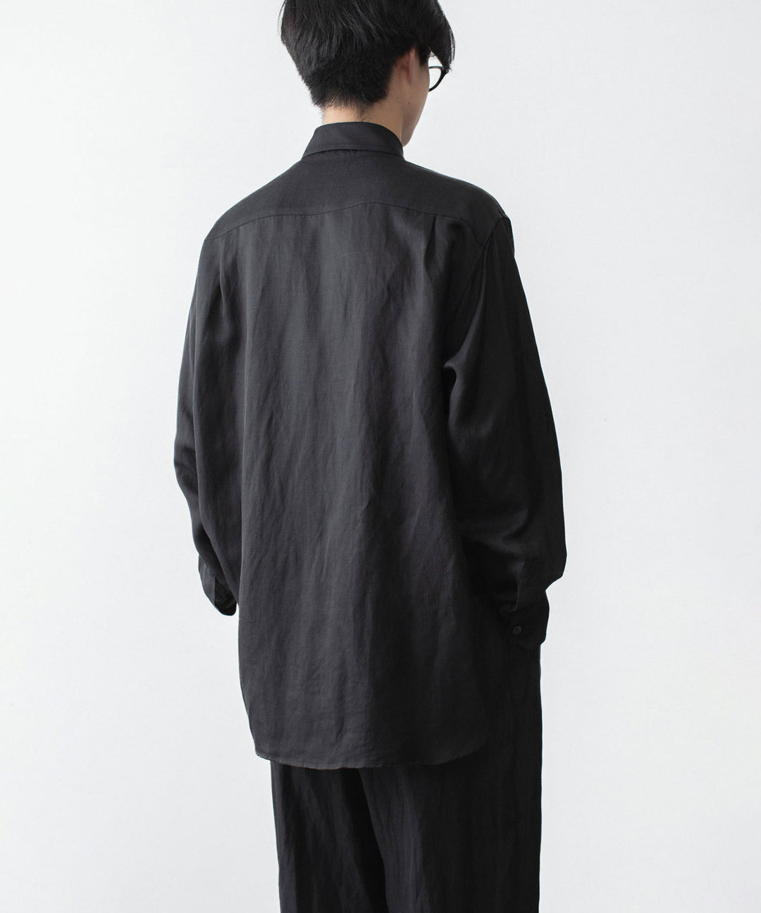 ssstein(シュタイン)のVIS/LI BRIGHT TWILL OVERSIZED LS SHIRT - DARK CHARCOALの公式通販サイトsession福岡セレクトショップ