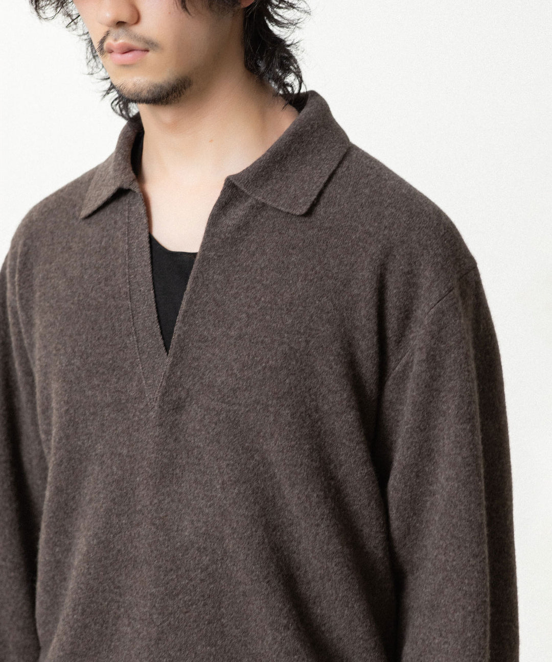 ssstein(シュタイン)のEXTRA FINE WOOL KNIT SKIPPER - MOCHAの公式通販サイトsession福岡セレクトショップ