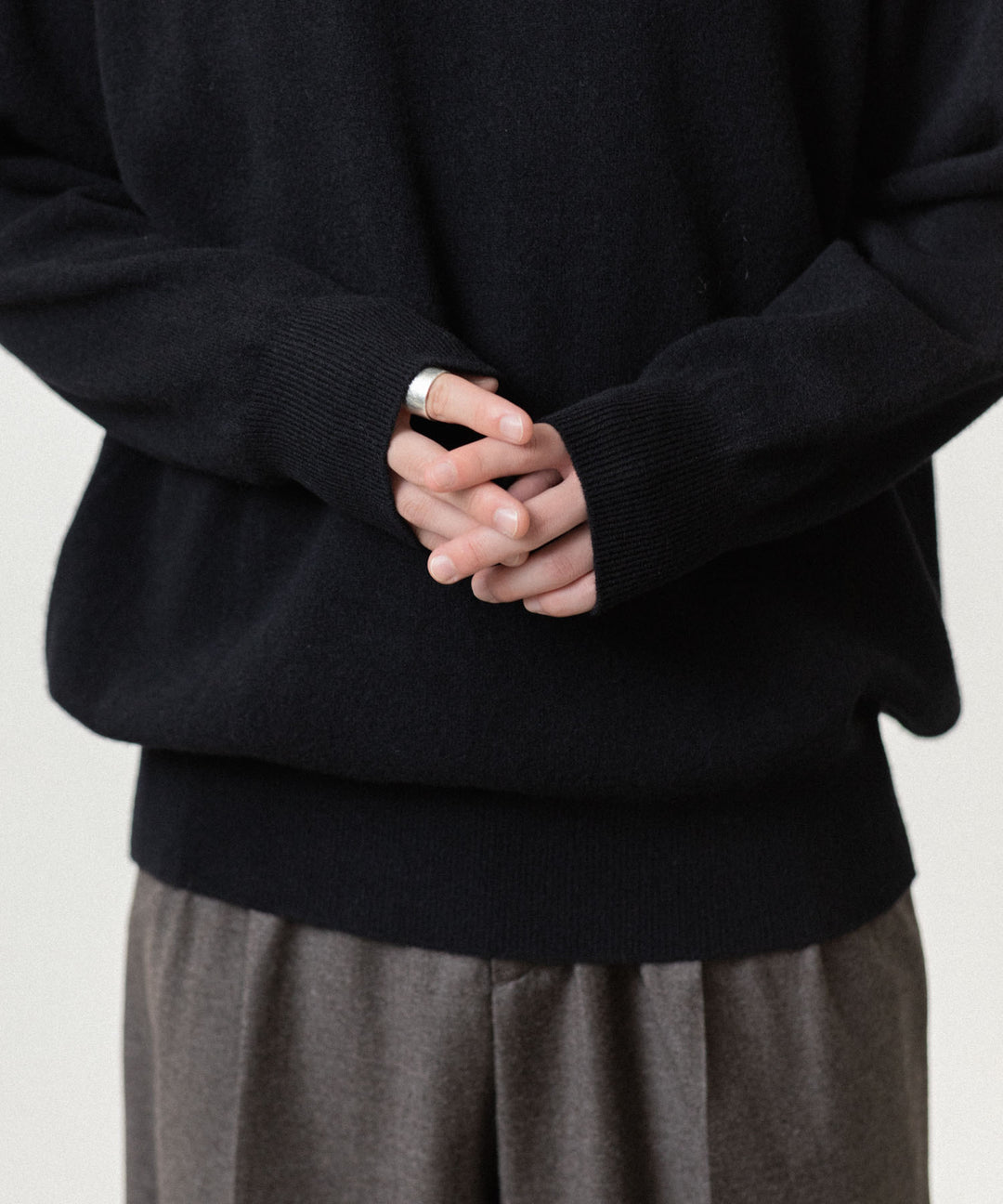 ssstein(シュタイン)のEXTRA FINE WOOL KNIT TURTLE NECK LS - BLACKの公式通販サイトsession福岡セレクトショップ