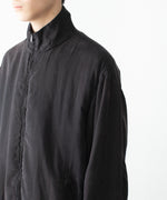 画像をギャラリービューアに読み込む, ssstein(シュタイン)のCUPRO FIBRIL VINTAGE ZIP JACKET - BLACKの公式通販サイトsession福岡セレクトショップ
