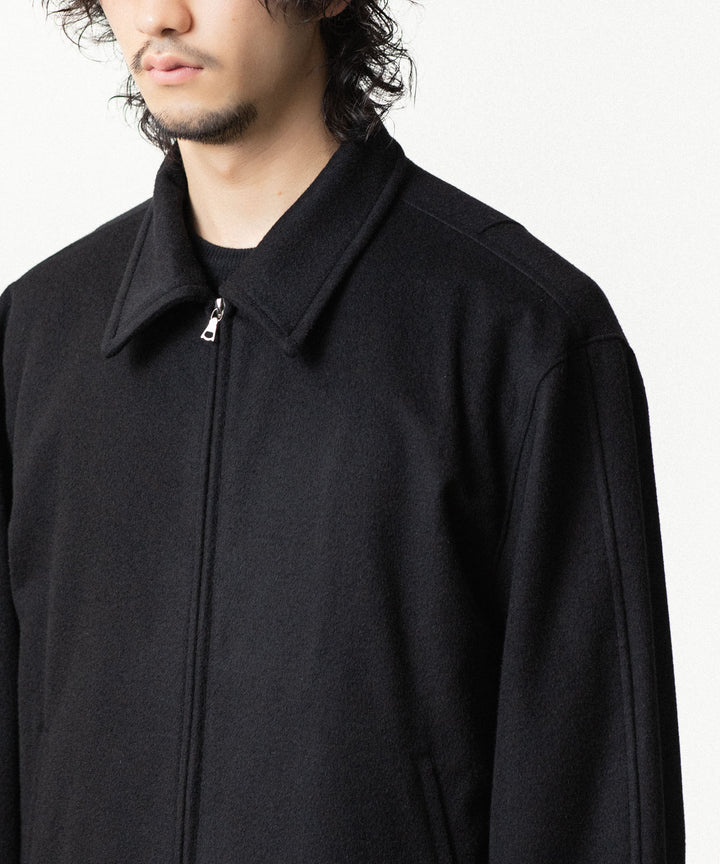 ssstein(シュタイン)のWOOL CASHMERE ZIP SHORT JACKET - BLACKの公式通販サイトsession福岡セレクトショップ