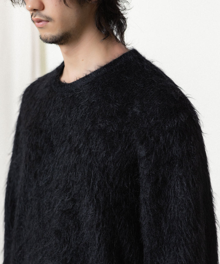 ssstein(シュタイン)の KID MOHAIR KNIT CREW NECK LS - BLACKの公式通販サイトsession福岡セレクトショップ