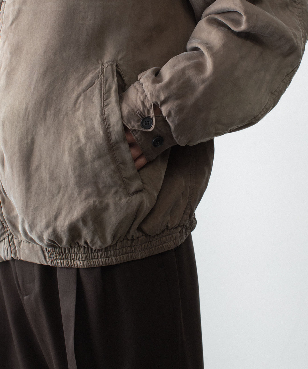 ssstein(シュタイン)のCUPRO FIBRIL VINTAGE ZIP JACKET - KHAKIの公式通販サイトsession福岡セレクトショップ