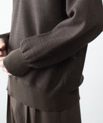 画像をギャラリービューアに読み込む, ssstein(シュタイン)のSLUB COTTON KNIT SKIPPER LS - KHAKIの公式通販サイトsession福岡セレクトショップ
