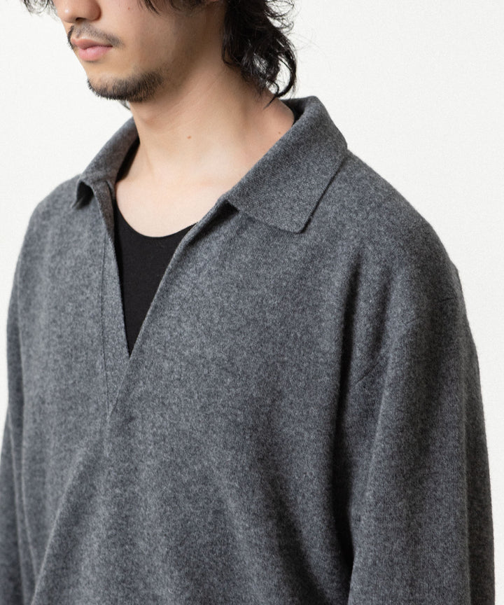 ssstein(シュタイン)のEXTRA FINE WOOL KNIT SKIPPER - GREY公式通販サイトsession福岡セレクトショップ