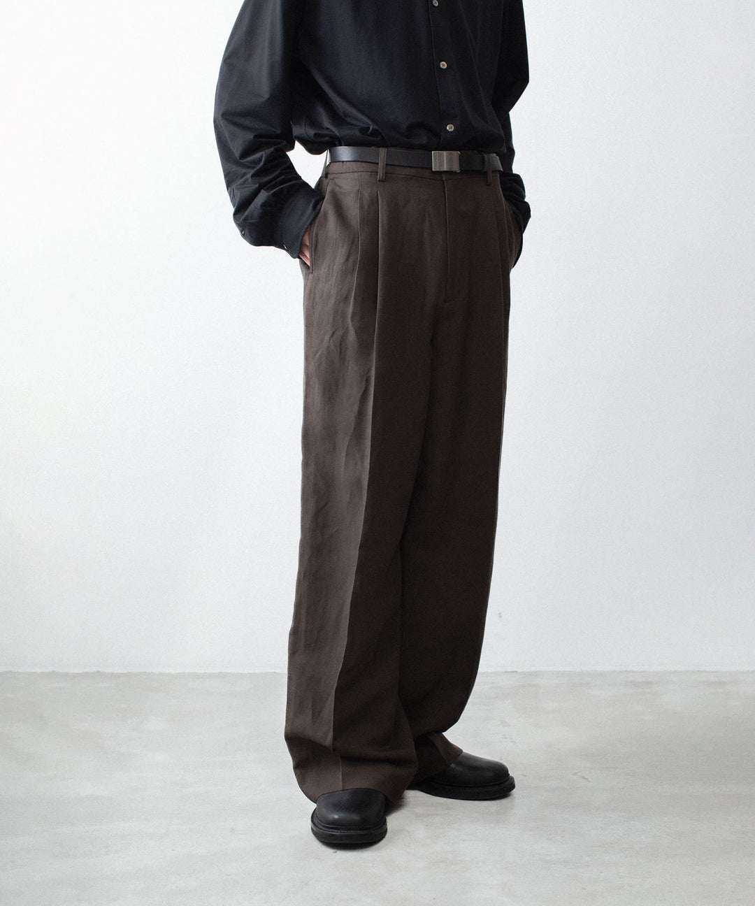 ssstein(シュタイン)のVIS/LI/RA TWILL EASY LONG WIDE TROUSERS - KHAKI BROWNの公式通販サイトsession福岡セレクトショップ