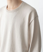 画像をギャラリービューアに読み込む, ssstein(シュタイン)のORGANIC COTTON KNIT CREW NECK LS - IVORYの公式通販サイトsession福岡セレクトショップ
