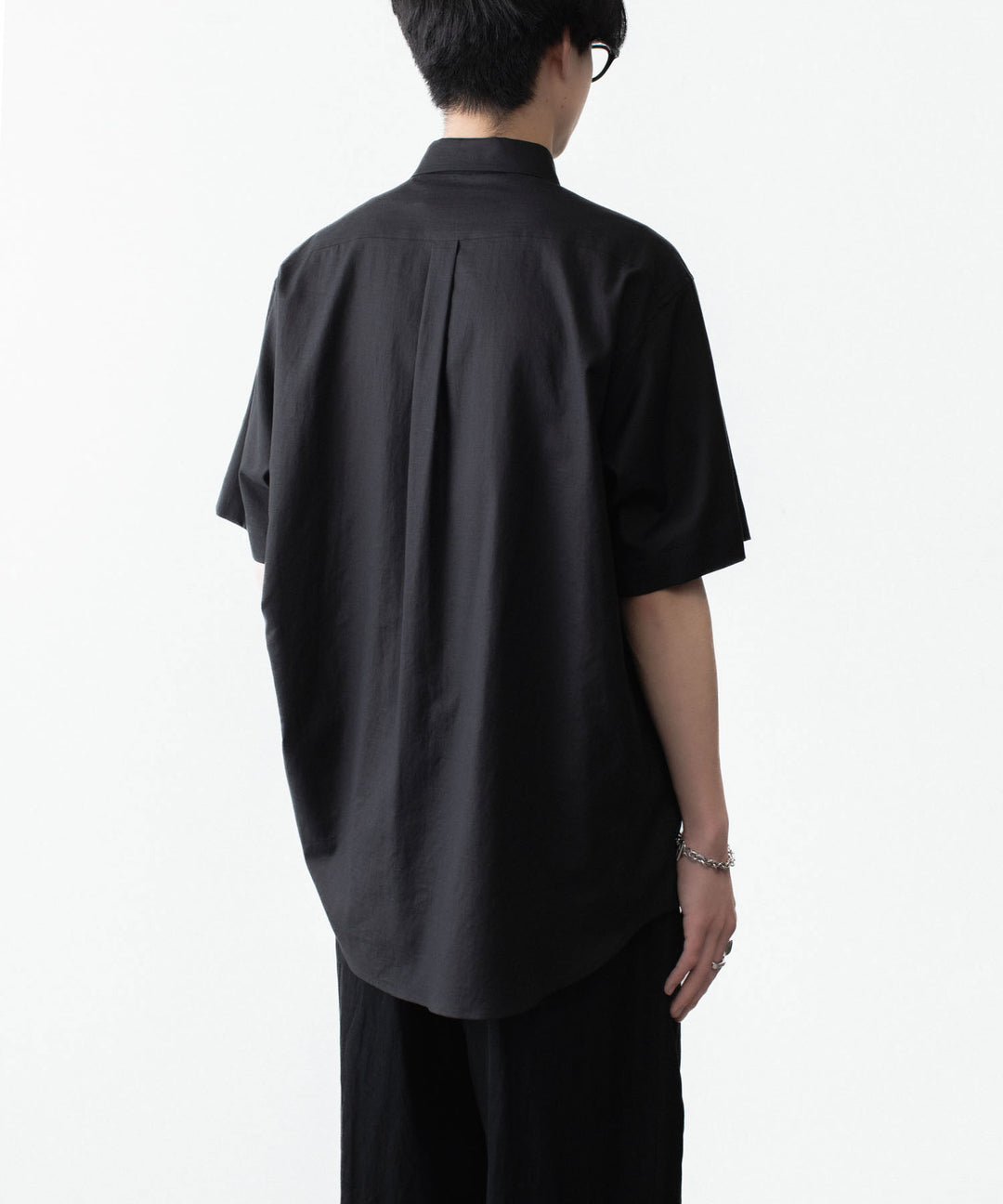 ssstein(シュタイン)のCOTTON SILK OVERSIZED SS SHIRT - BLACKの公式通販サイトsession福岡セレクトショップ