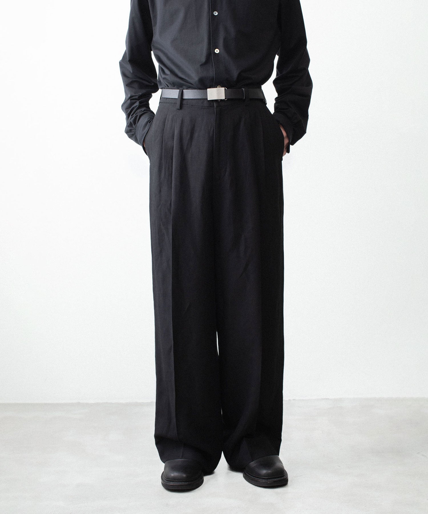 ssstein / シュタイン】VIS/LI/RA TWILL EASY LONG WIDE TROUSERS