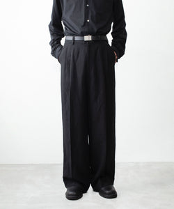 ssstein / シュタイン】VIS/LI/RA TWILL EASY LONG WIDE TROUSERS
