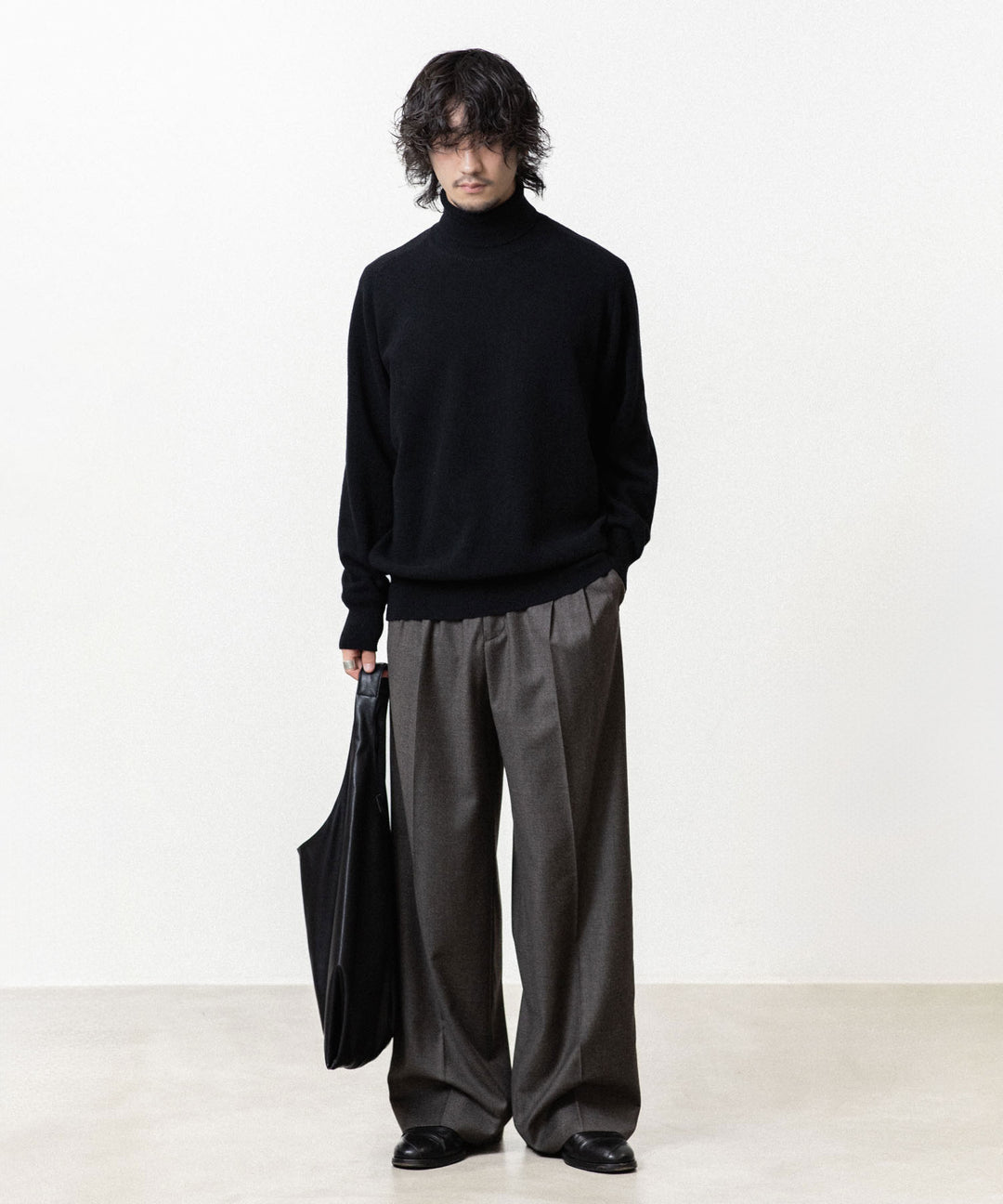 ssstein(シュタイン)のEXTRA FINE WOOL KNIT TURTLE NECK LS - BLACKの公式通販サイトsession福岡セレクトショップ