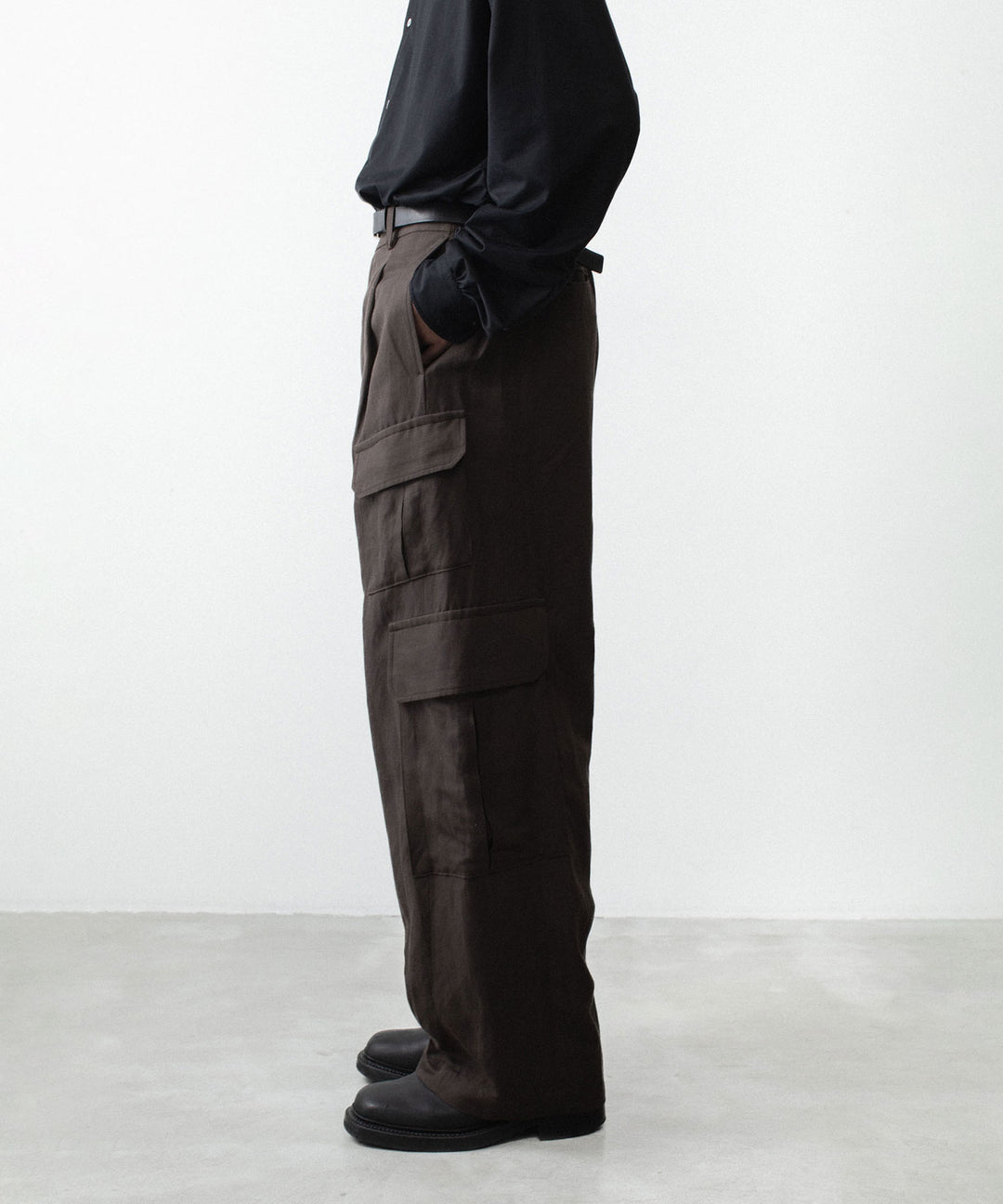 ssstein(シュタイン)のVIS/LI/RA TWILL CARGO TROUSERS - KHAKI BROWNの公式通販サイトsession福岡セレクトショップ