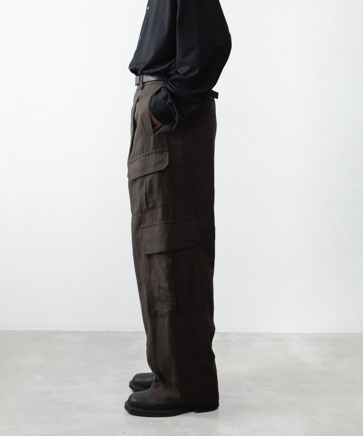 ssstein(シュタイン)のVIS/LI/RA TWILL CARGO TROUSERS - KHAKI BROWNの公式通販サイトsession福岡セレクトショップ