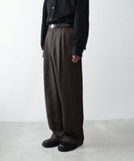 画像をギャラリービューアに読み込む, ssstein(シュタイン)のVIS/LI/RA TWILL EASY LONG WIDE TROUSERS - KHAKI BROWNの公式通販サイトsession福岡セレクトショップ
