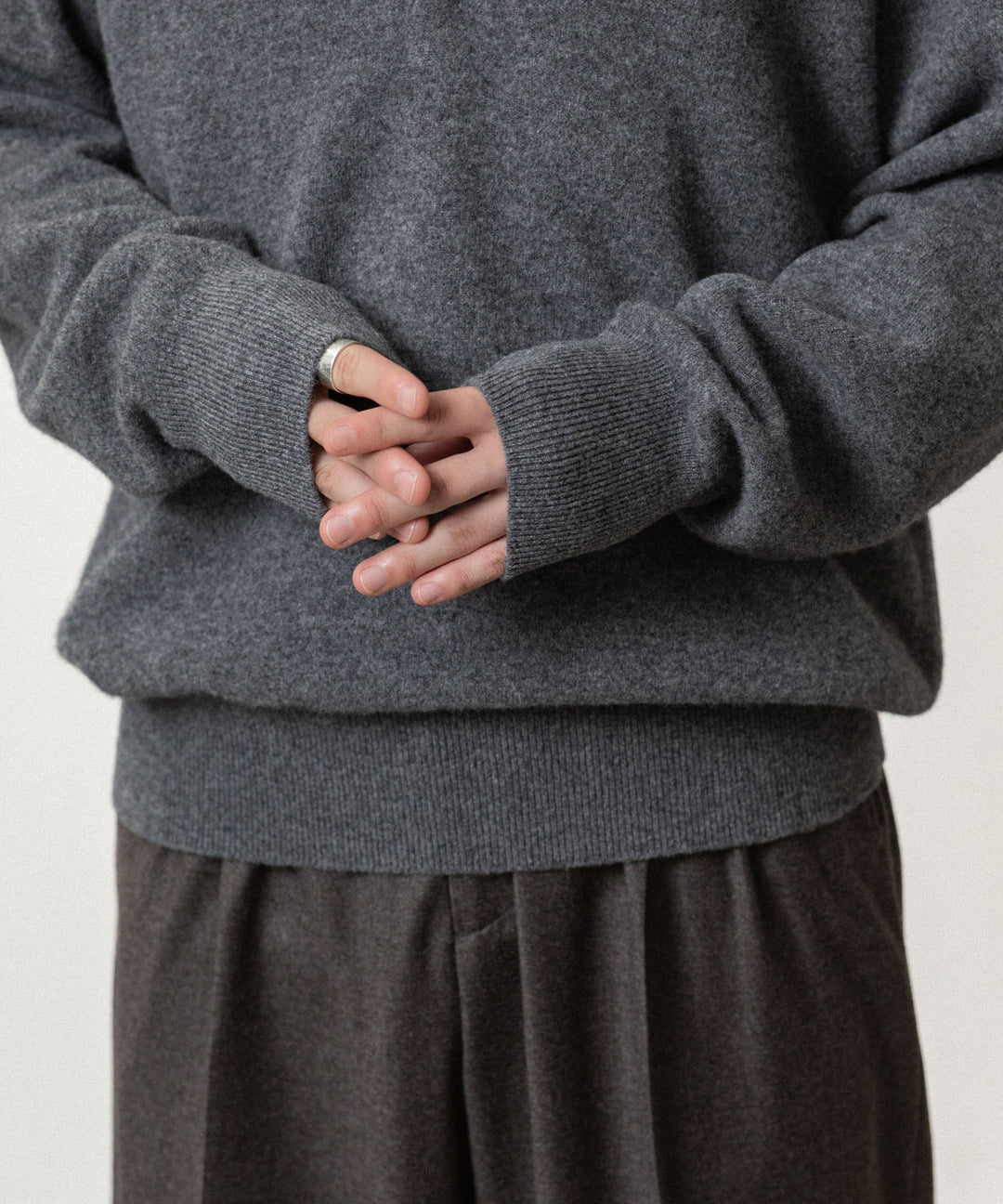 ssstein(シュタイン)のEXTRA FINE WOOL KNIT SKIPPER - GREY公式通販サイトsession福岡セレクトショップ